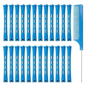 96pcs Hair Rollers Small Hairdressing Rollers Heatless Hair Roller With Comb B-Z